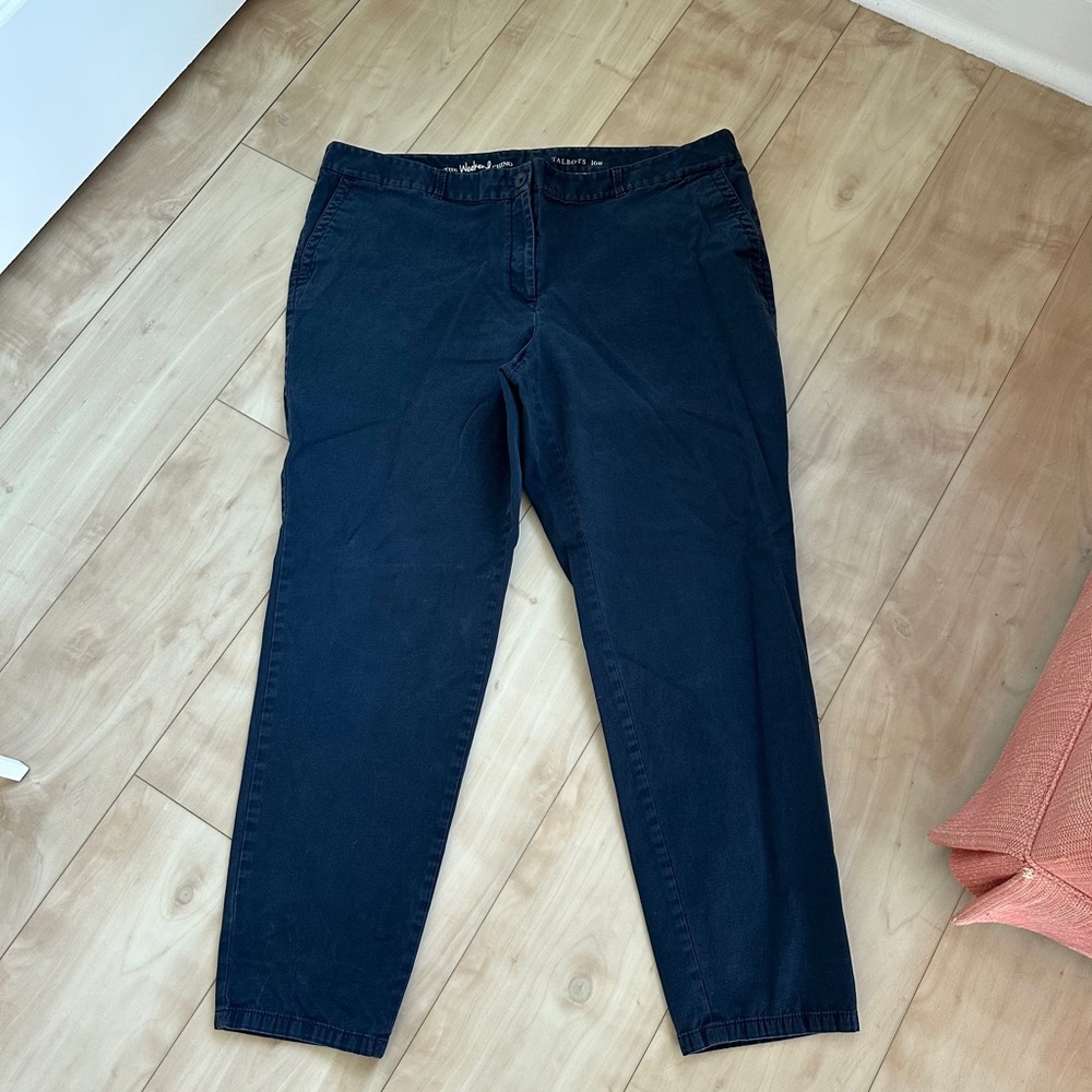 Talbots Navy Weekend Chino Pants
